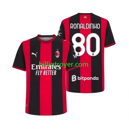 Billige Fotballdrakter AC Milan Ronaldinho 80 Hjemmedraktsett 2026/27 Kortermet